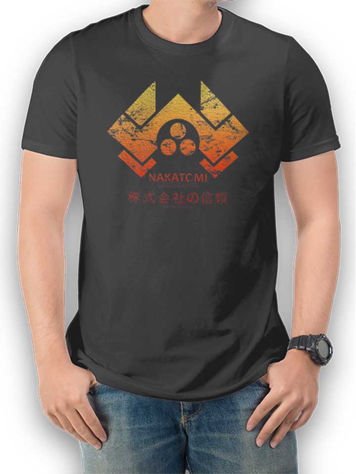 Nakatomi Corporation T-Shirt grigio-scuro L