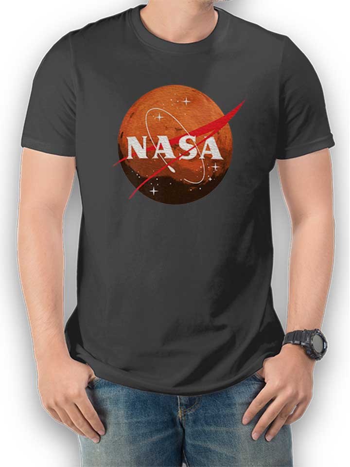 Nasa Mars Camiseta gris-oscuro L