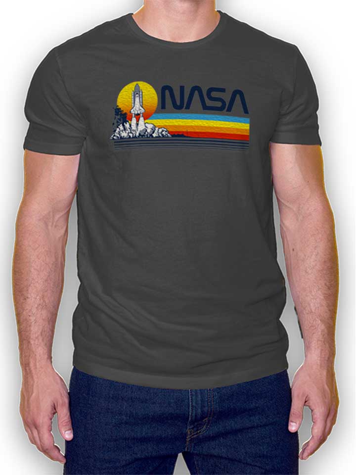 Nasa Sunset T-Shirt dark-gray L