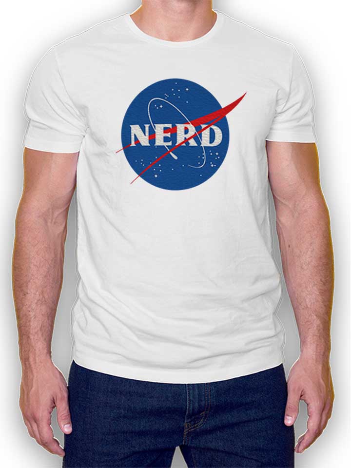 nerd-nasa-t-shirt weiss 1