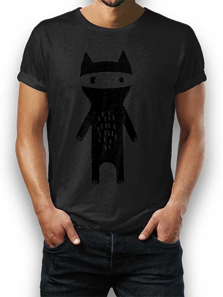 Ninja Cat Camiseta negro L