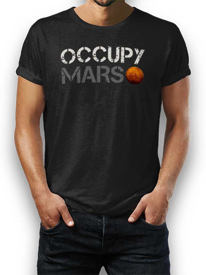 Occupy Mars Camiseta negro L