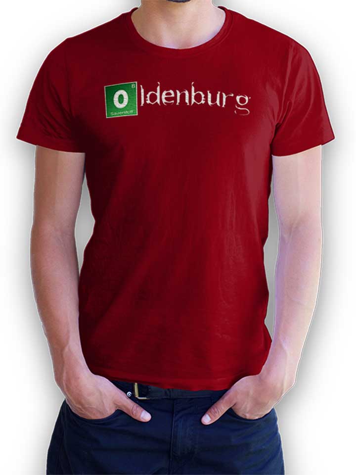 Oldenburg Camiseta burdeos L