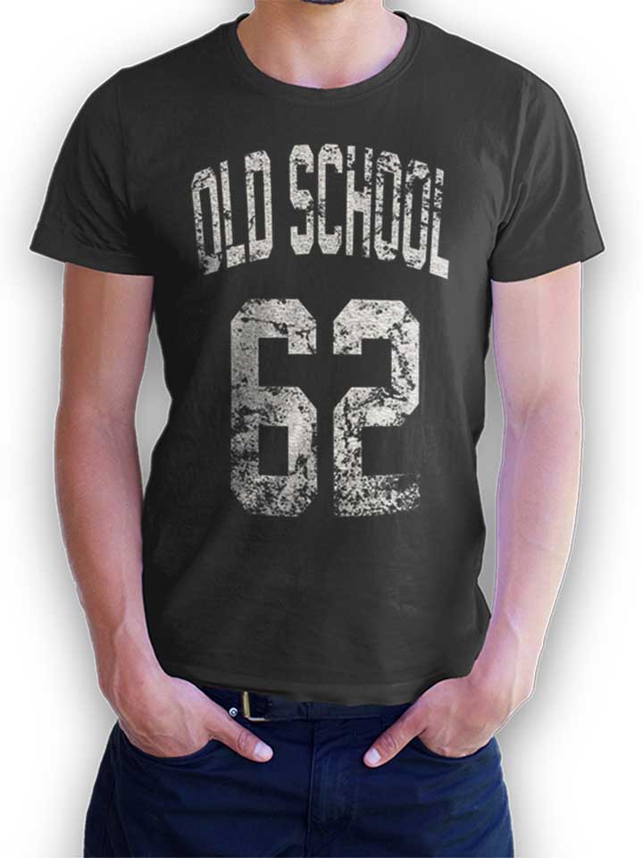 Oldschool 1962 Camiseta gris-oscuro L