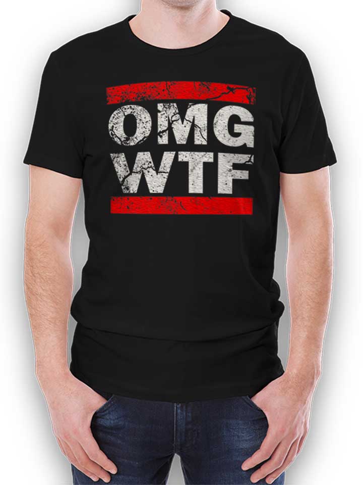 Omg Wtf T-Shirt black L