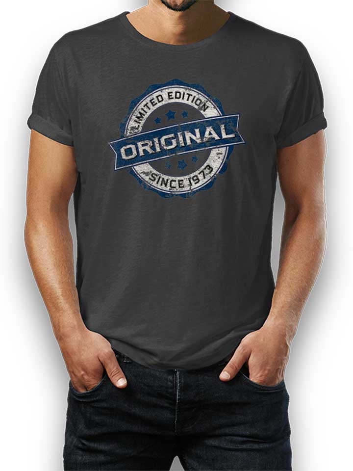 Original Since 1973 T-Shirt gris-fonc L
