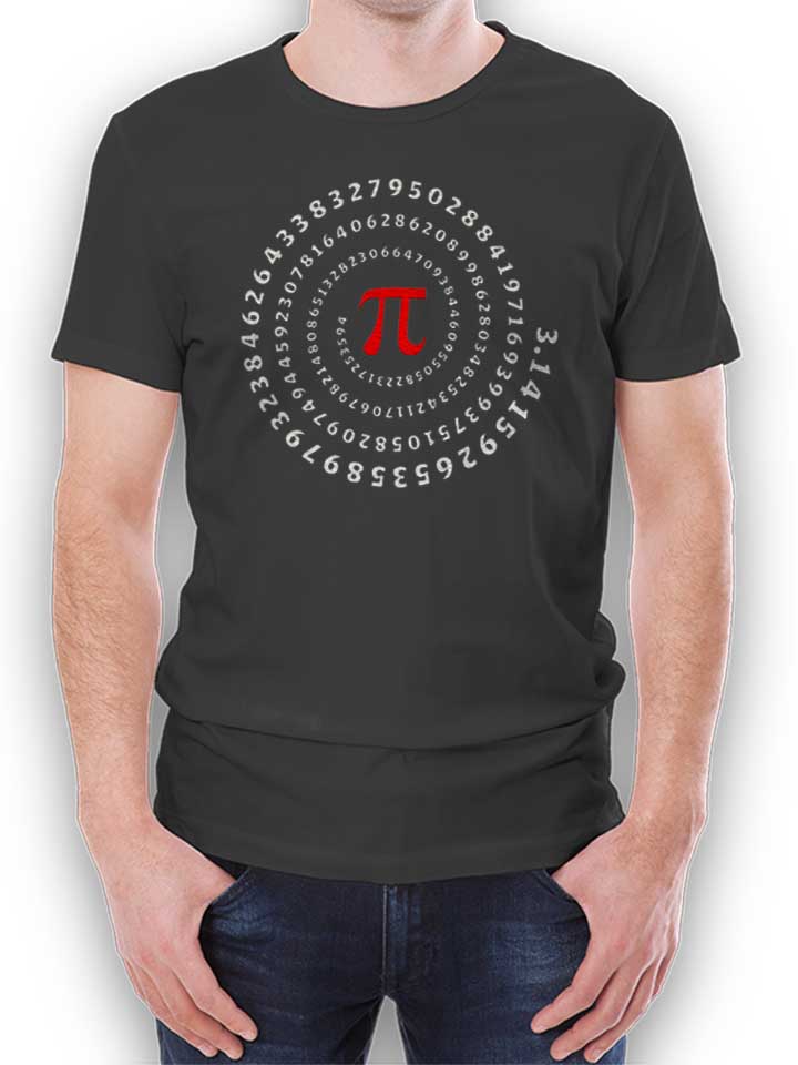 Pi Number T-Shirt gris-fonc L