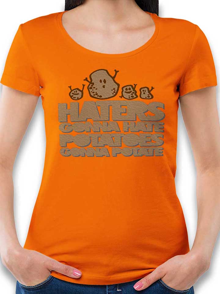 Potatoe T-Shirt Donna arancione L
