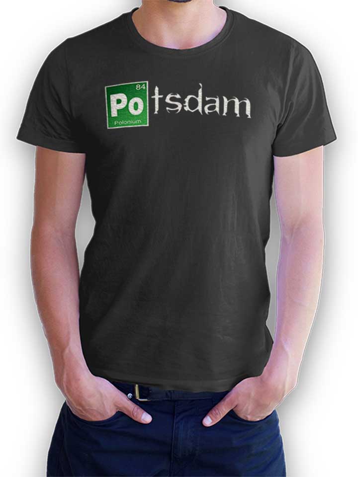 Potsdam T-Shirt gris-fonc L