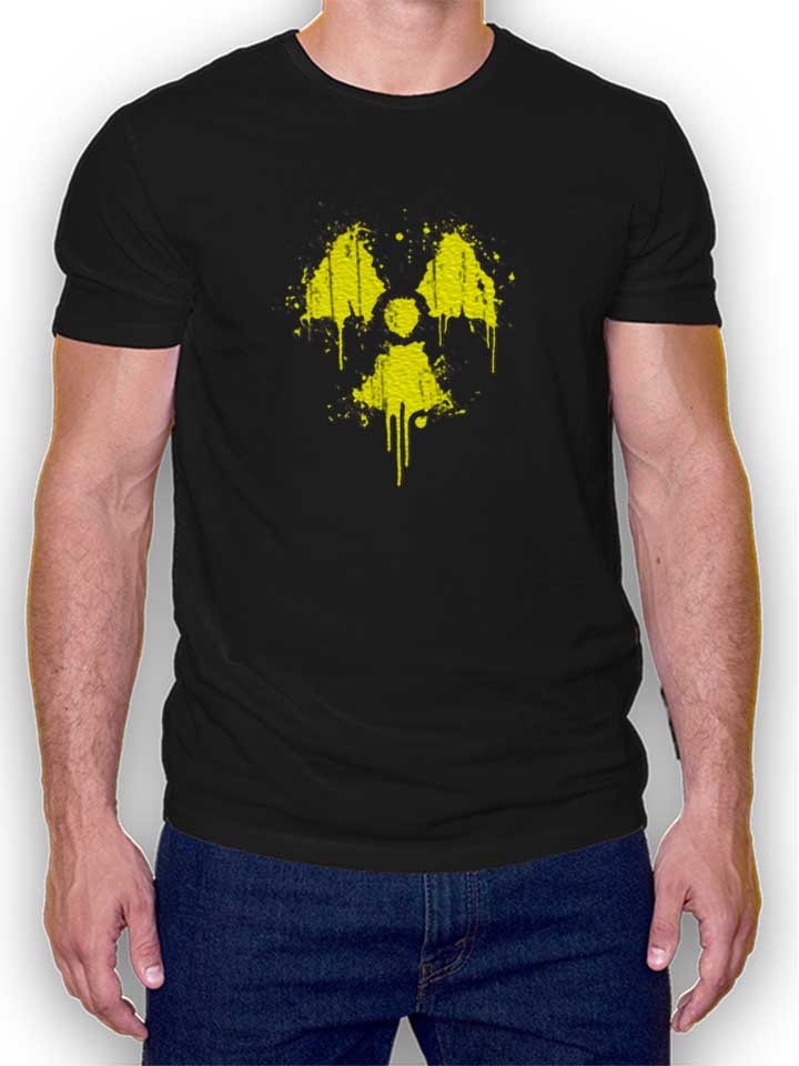Radioactive Logo T-Shirt schwarz L