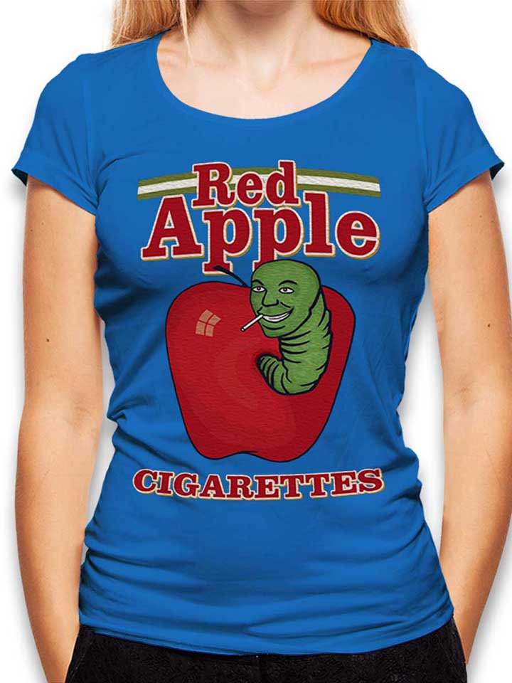 Red Apple Tarantino Camiseta Mujer azul-real L