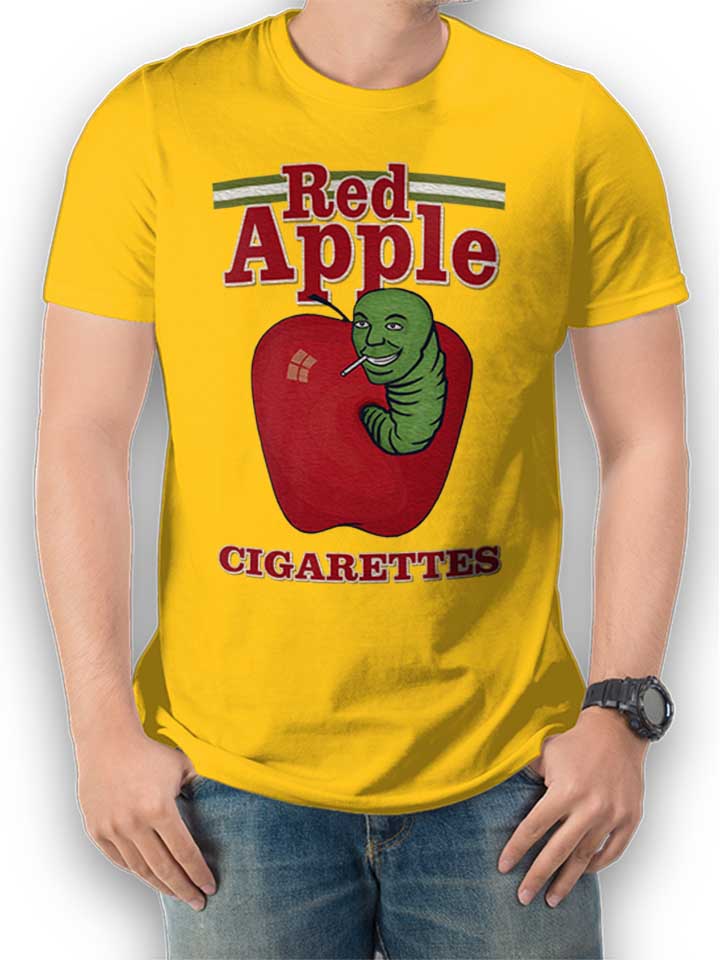 red-apple-tarantino-t-shirt gelb 1