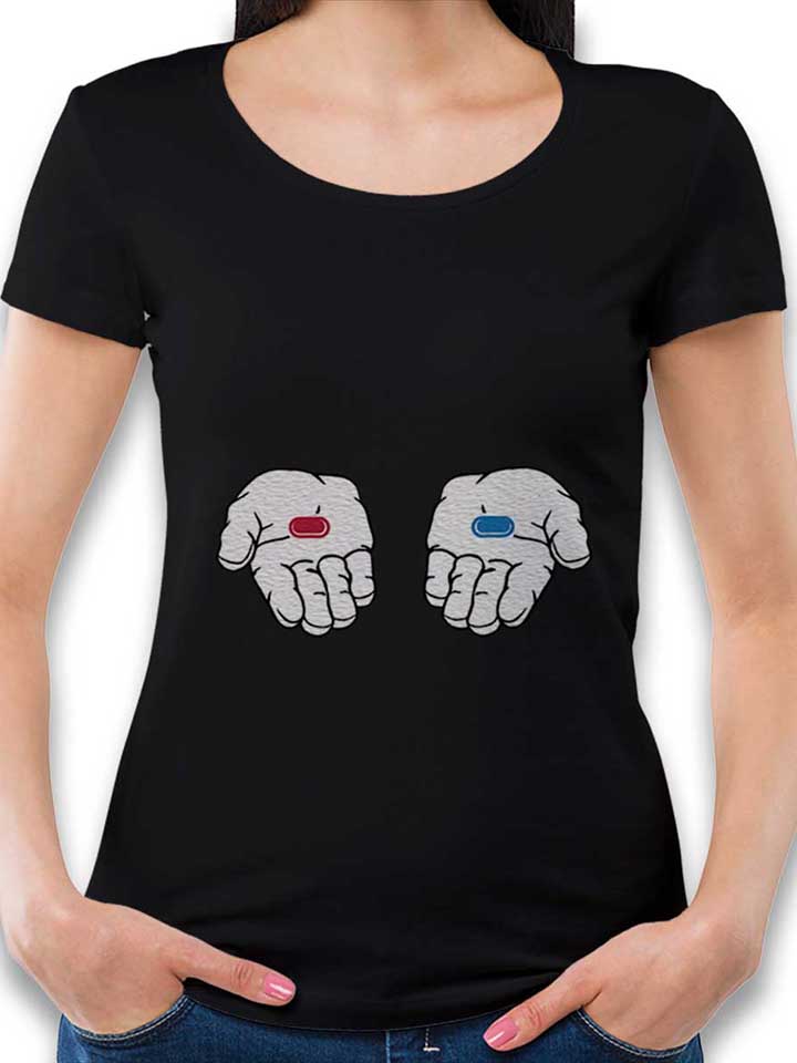 Red Pill Blue Pill Camiseta Mujer negro L