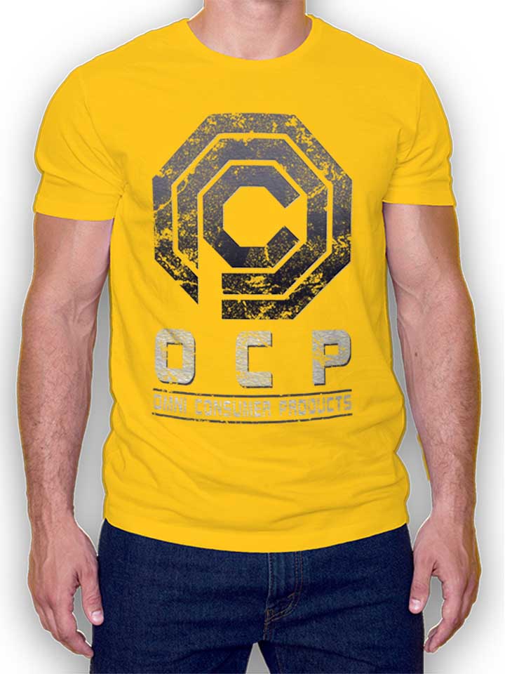 Robocop Omnicorp Kinder T-Shirt gelb 110 / 116