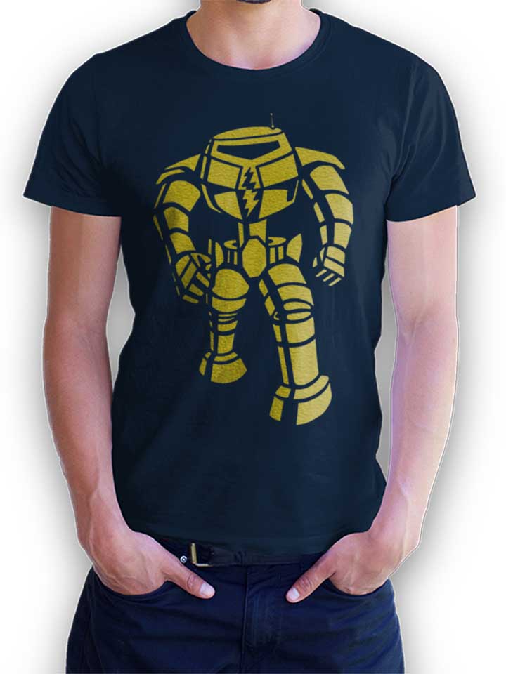 robot-big-bang-theory-t-shirt dunkelblau 1