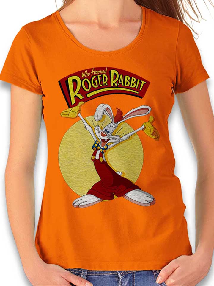 Roger Rabbit T-Shirt Donna arancione L