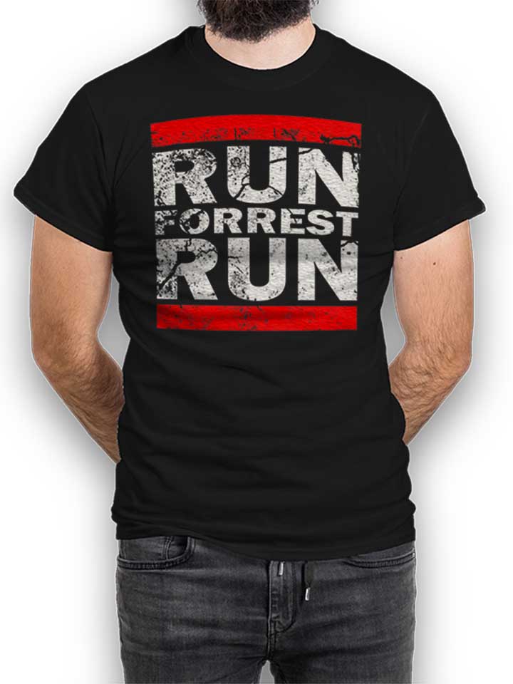 Run Forrest Run T-Shirt schwarz L
