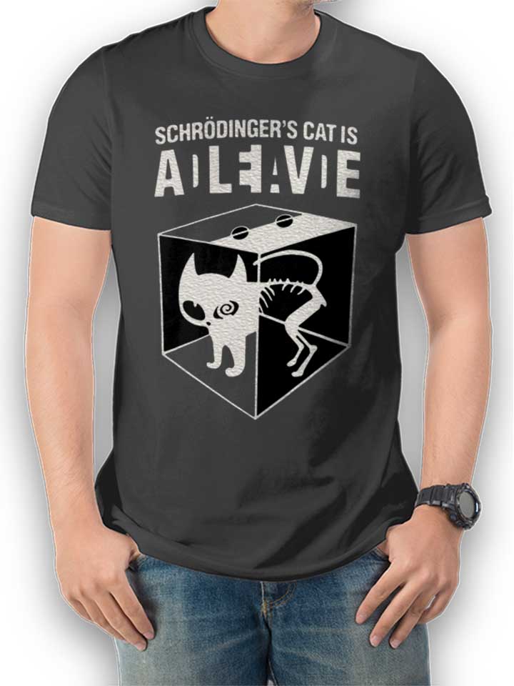 Schroedingers Cat Camiseta gris-oscuro L