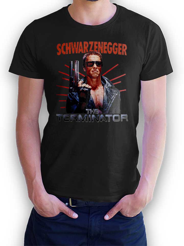Schwarzenegger Terminiator Camiseta negro L