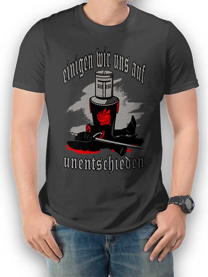 Schwarzer Ritter T-Shirt gris-fonc L