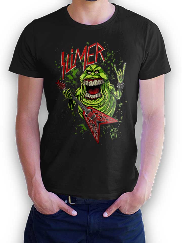 slimer-rock-n-roll-t-shirt schwarz 1