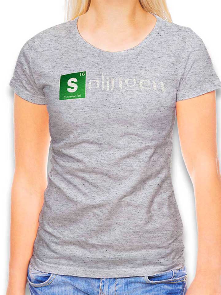 Solingen Womens T-Shirt heather-grey L