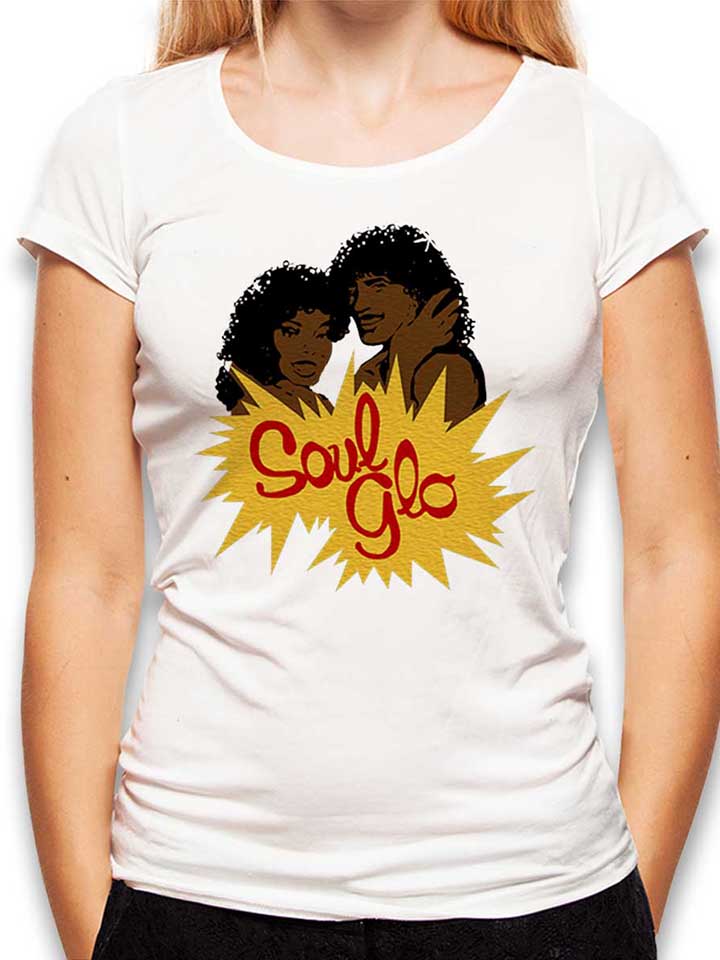 Soul Glo T-Shirt Femme blanc L