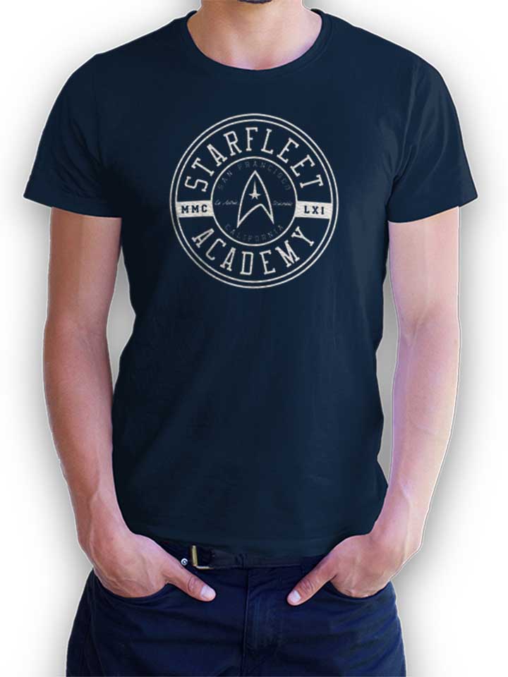 Starfleet Academy Logo Camiseta azul-marino L