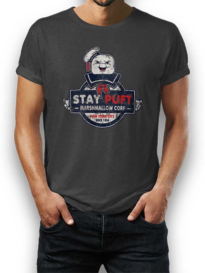 Stay Puft Marshmallow T-Shirt gris-fonc L