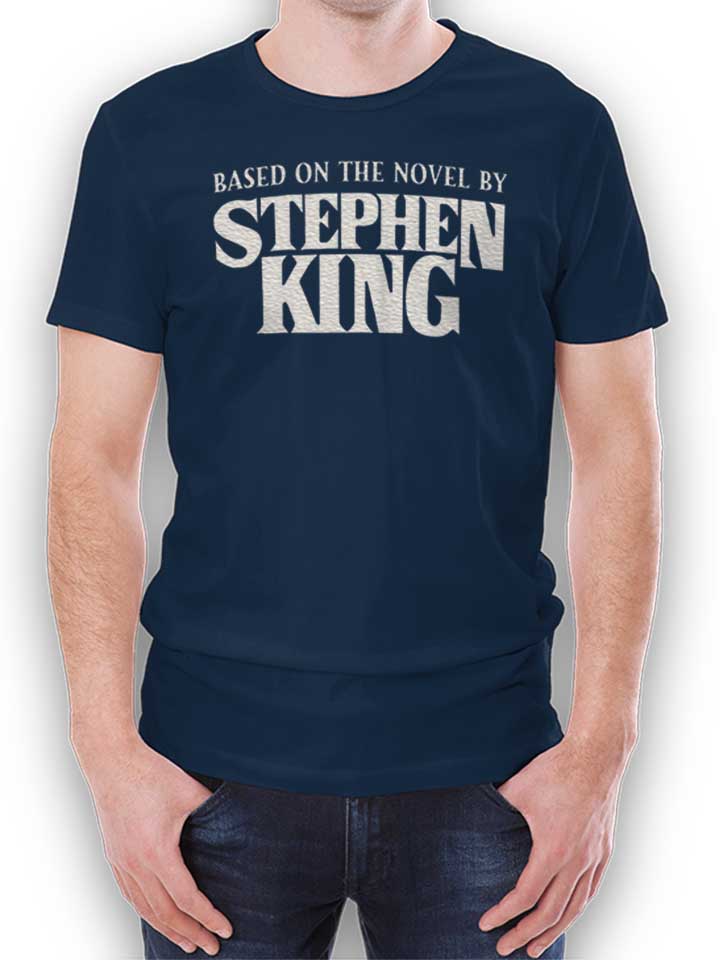 Stephen King Camiseta azul-marino L