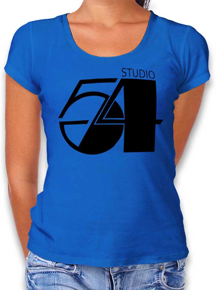 Studio54 Logo T-Shirt Donna blu-royal L