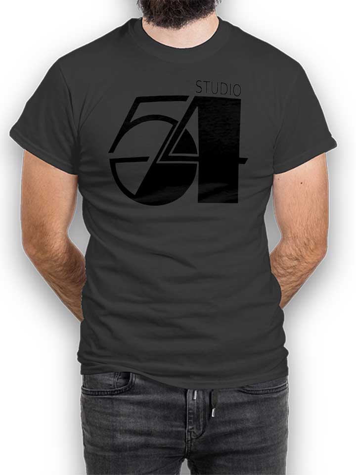 Studio54 Logo T-Shirt grigio-scuro L