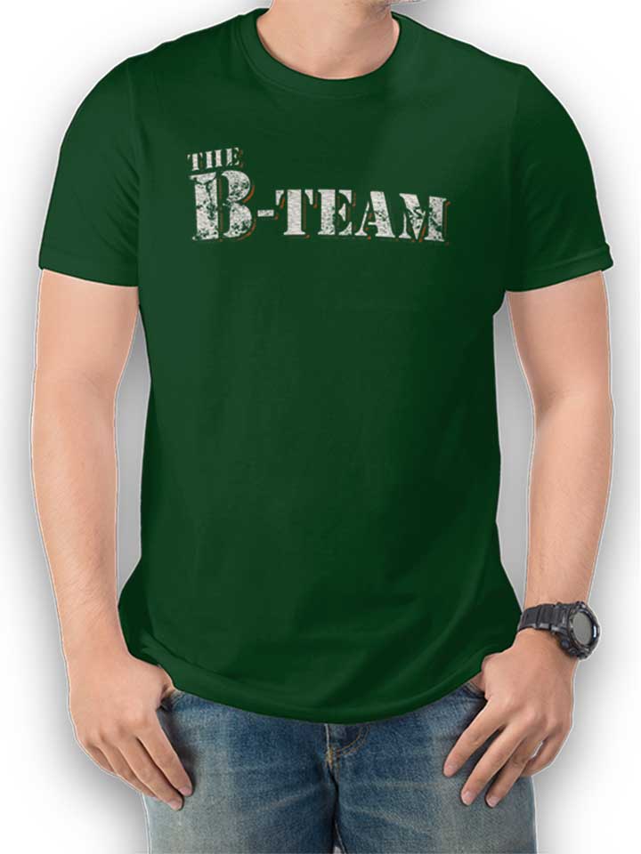 The B Team Vintage Camiseta verde-oscuro L