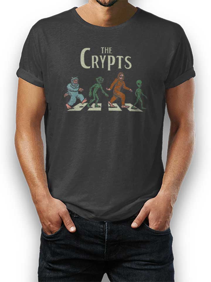 The Crypts Abbey Road T-Shirt grigio-scuro L