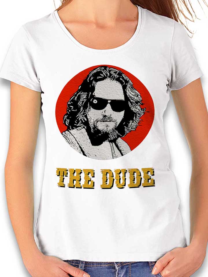 The Dude Camiseta Mujer blanco L