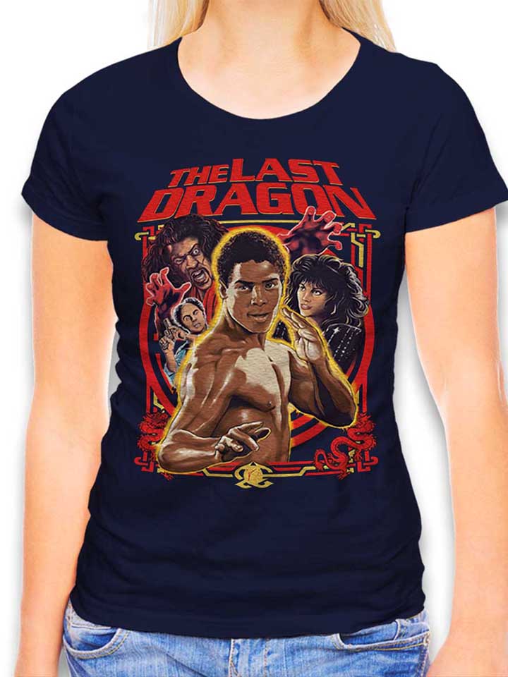 The Last Dragon T-Shirt Donna blu-oltemare L