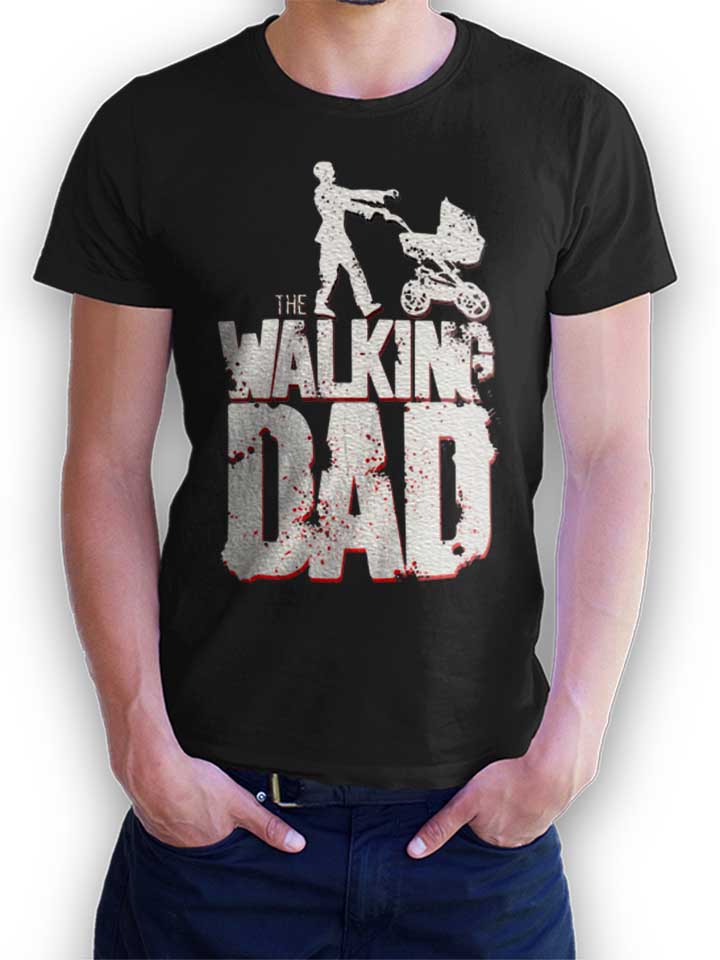 the-walking-dad-vintage-t-shirt schwarz 1