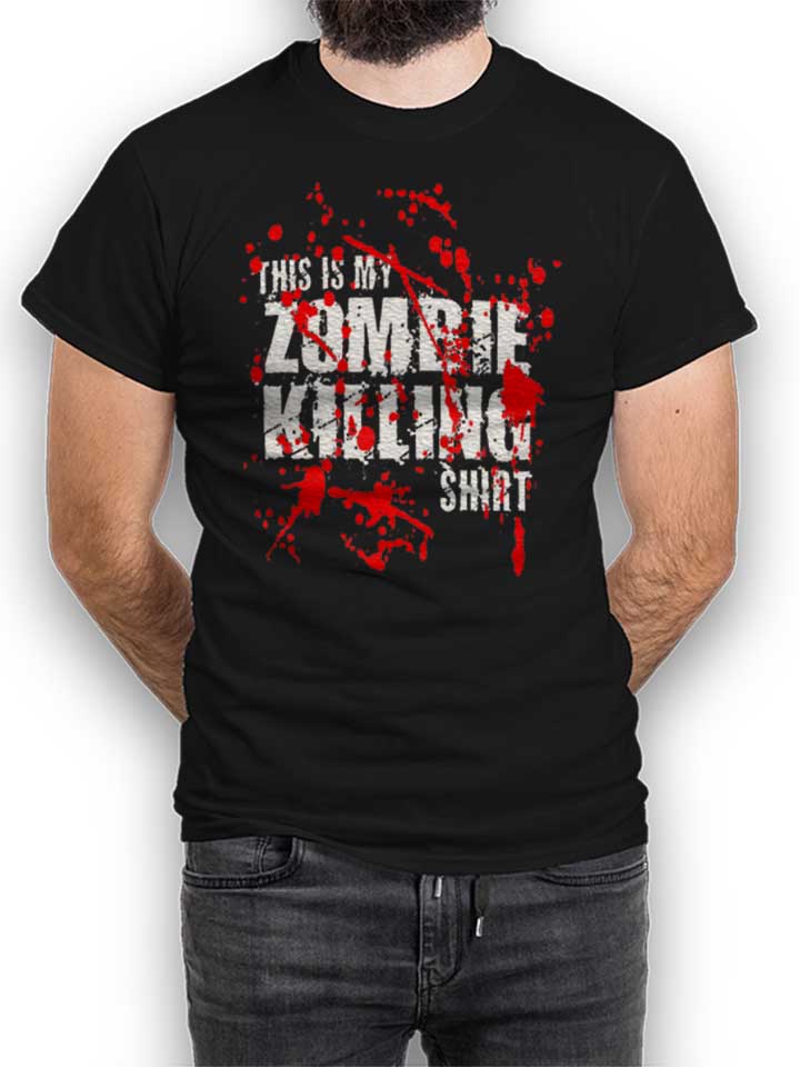 This Is My Zombie Killing Shirt T-Shirt schwarz L