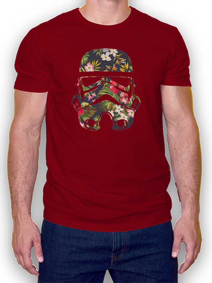 Tropical Stormtrooper Camiseta burdeos L