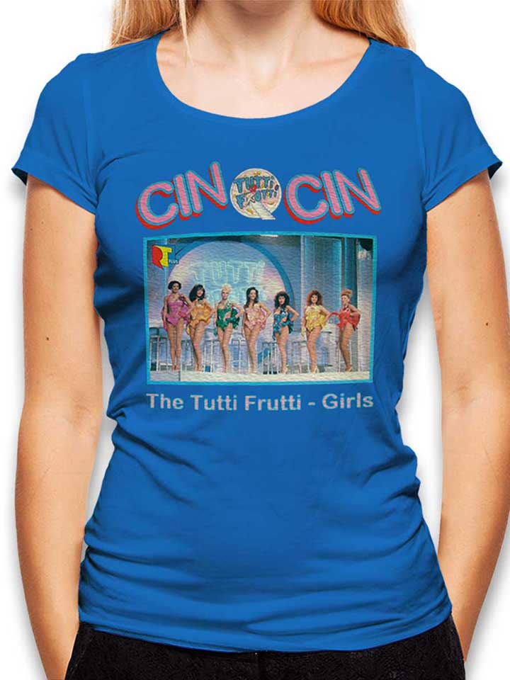 Tutti Frutti Cin Cin T-Shirt Femme bleu-roi L