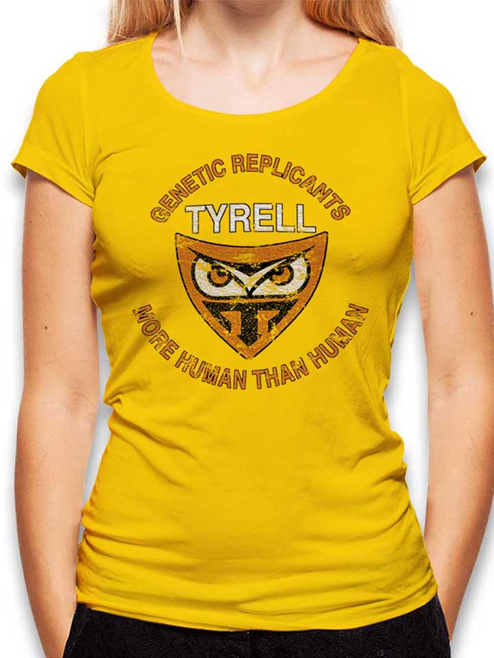 Tyrell Genetic Replicants T-Shirt Femme jaune L