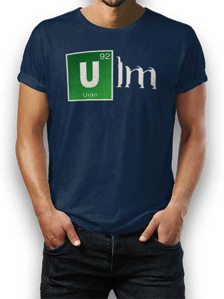 Ulm T-Shirt bleu-marine L