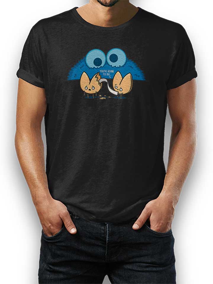 Unfortunate Cookie Monster T-Shirt schwarz L