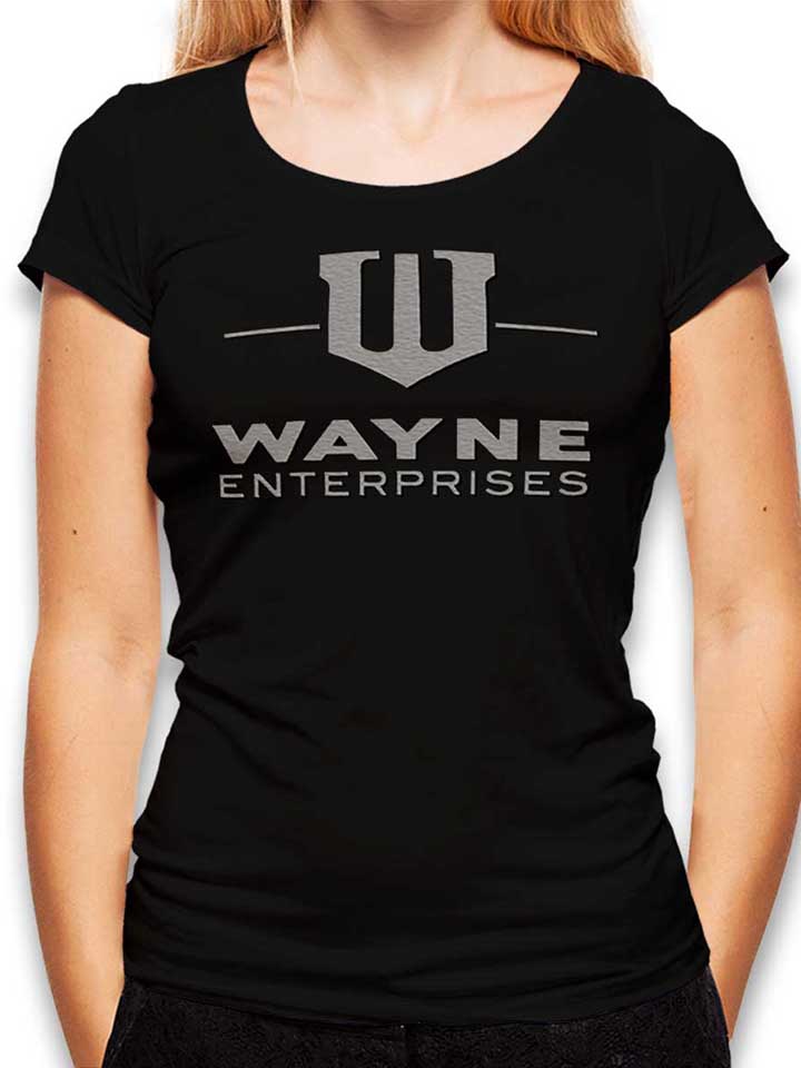 Wayne Enterprises Camiseta Mujer negro L