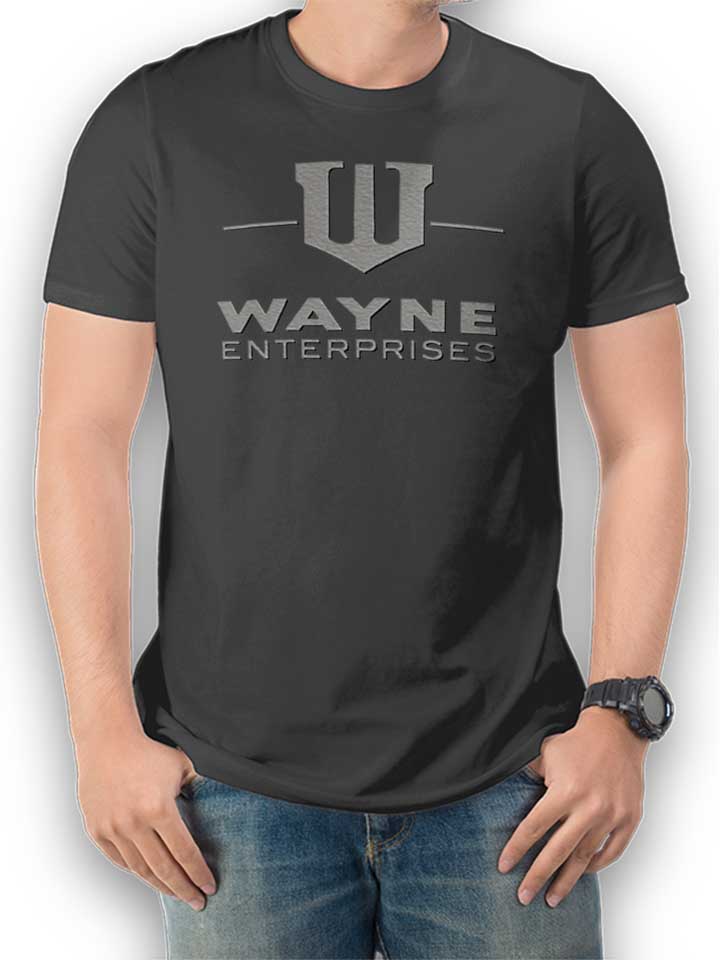 Wayne Enterprises Camiseta gris-oscuro L