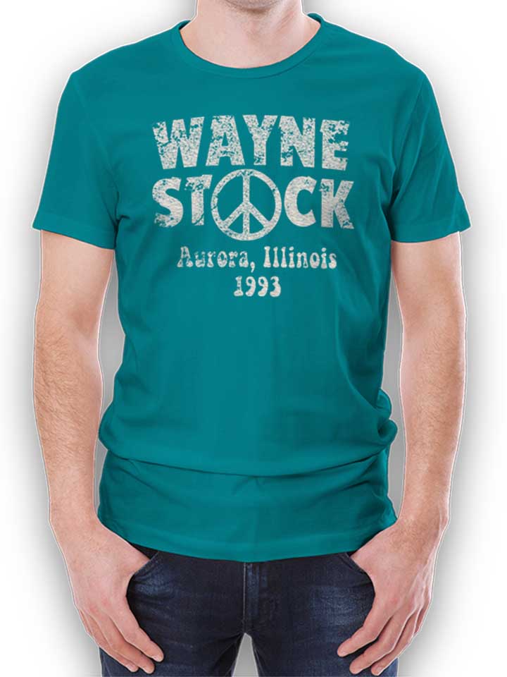 Wayne Stock T-Shirt turchese L