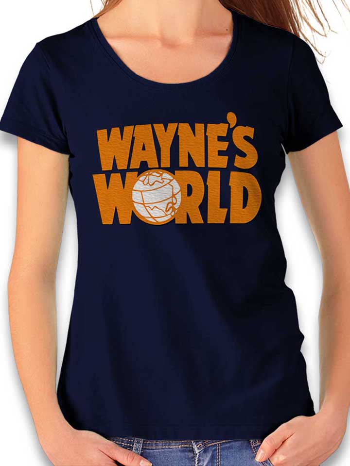 Waynes World T-Shirt Femme bleu-marine L