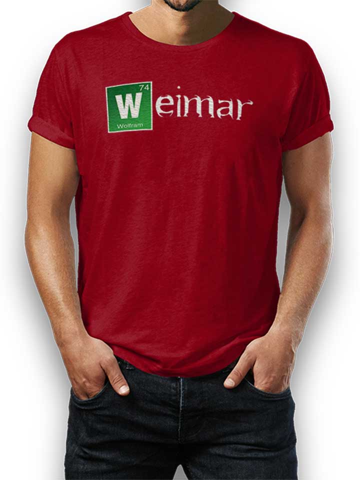 Weimar T-Shirt maroon L
