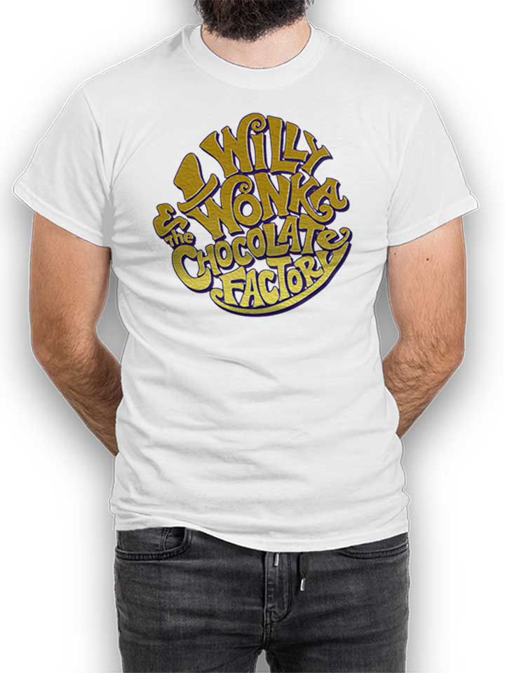 Willy Wonka Chocolate Factory Camiseta blanco L