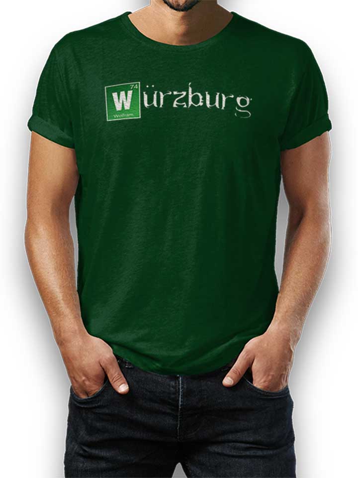 Wuerzburg T-Shirt vert-fonc L
